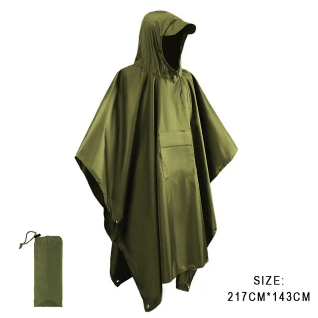 3 In 1 Outdoor Military Waterproof Raincoat