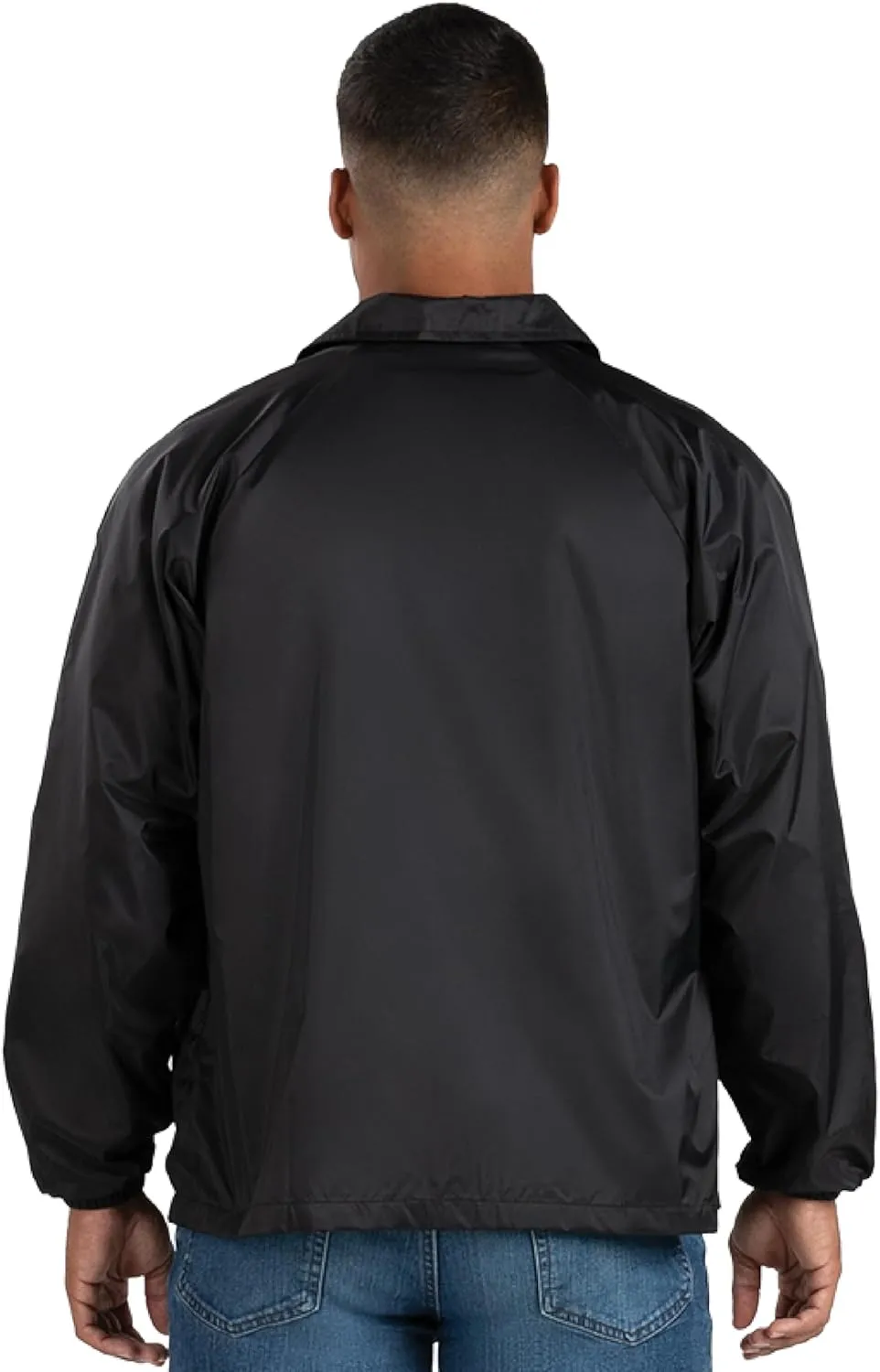 Augusta Sportswear Nylon Coach's Jacket/Lined - Rain-Ready, Water-Resistant Outerwear for Coaches & Outdoor Activities