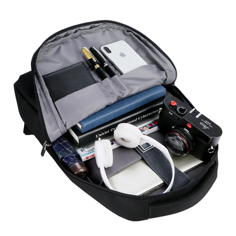 Backpack Business  New Computer  Men's Casual Waterproof Student Schoolbag College Students'  Gift Printed Logo