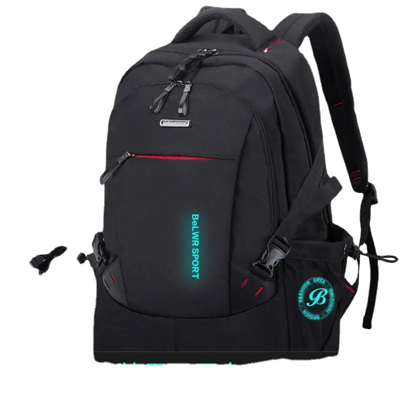 Backpack Men's  Men's Casual Business Computer Bag Schoolbag Men's Trendy Korean Style Large Capacity Travel Bags Men's