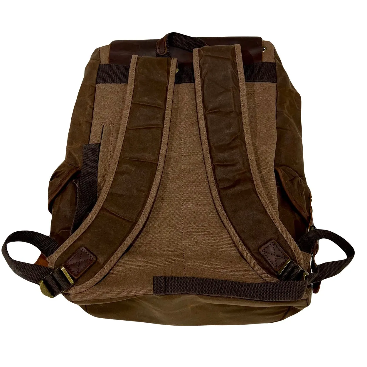 Backpack Ranch Clothing Large Waxed Canvas & Leather