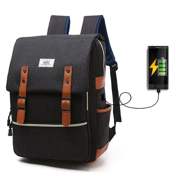 Backpack with USB Charging Port Lock Outdoor Backpack For Men And Women School Backpack Casual