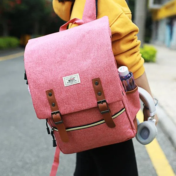 Backpack with USB Charging Port Lock Outdoor Backpack For Men And Women School Backpack Casual