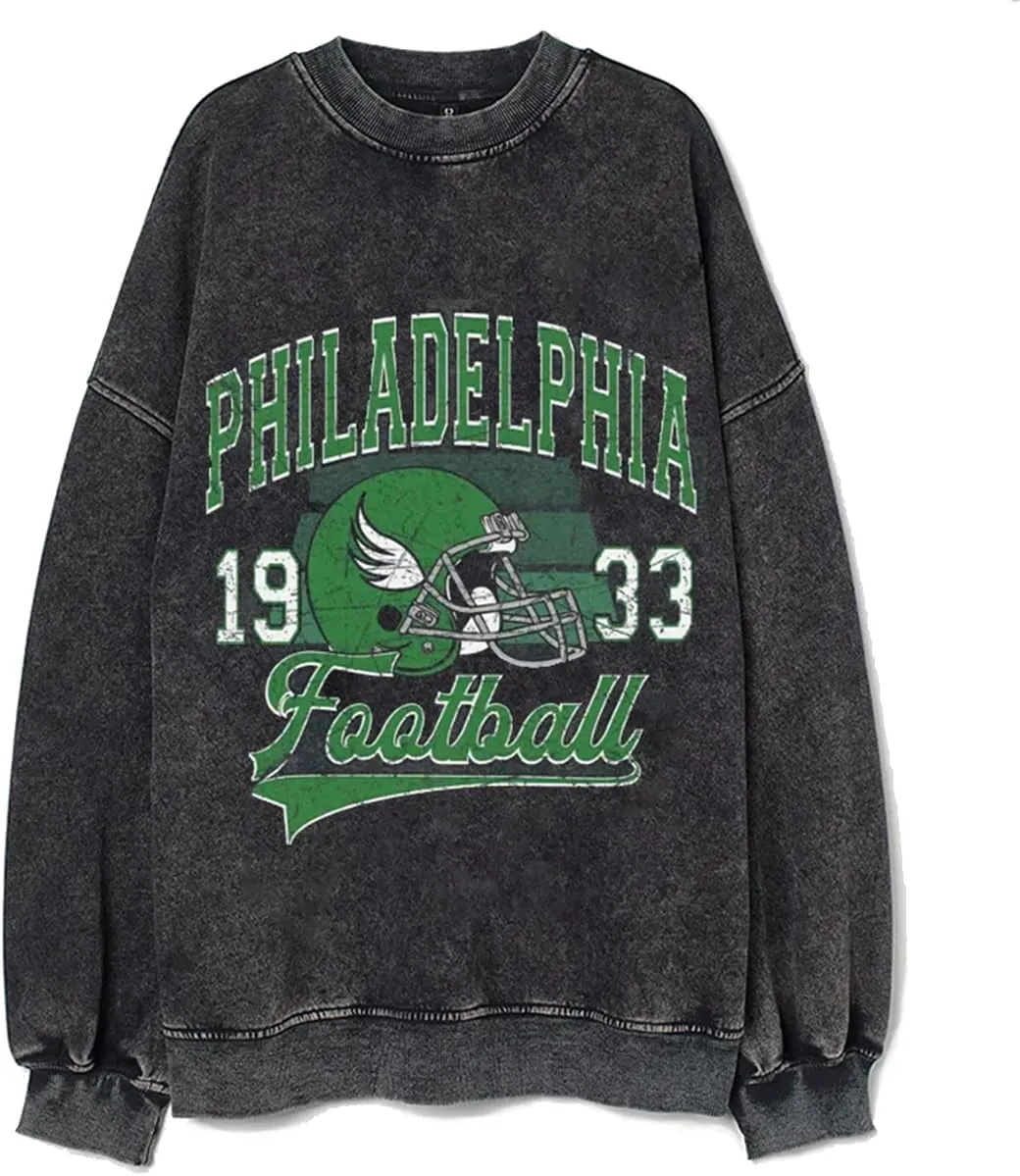 Bellelement Vintage Phi Football Sweatshirt PHI Football Fan Shirt