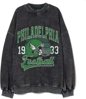 Bellelement Vintage Phi Football Sweatshirt PHI Football Fan Shirt