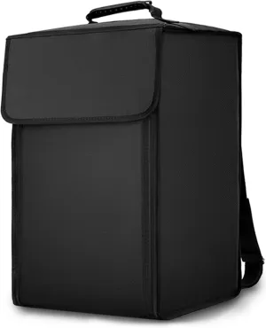 Board Game Backpack - Water-Resistant Oxford Fabric with Convertible Handheld/Backpack Design, 13" L x 13" W x 20.5" H Tear-Proof Travel Storage for Tabletop Gaming Accessories