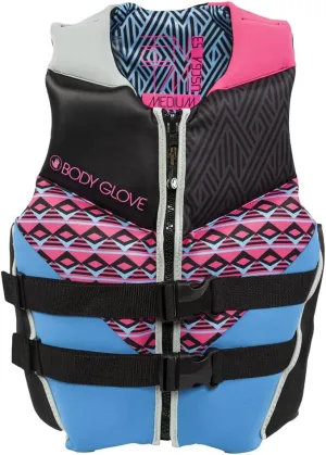 Body Glove Womens Phantom USCGA Life Jacket PFD- BLU/PNK2-2XL 2XL