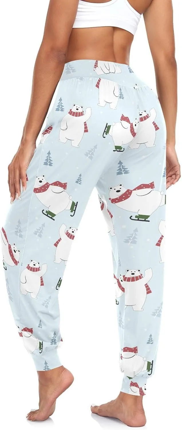 Boho Yoga Pants for Women Joggers Workout Pants Casual Dance Sweatpants Beach Sport Pants Trousers