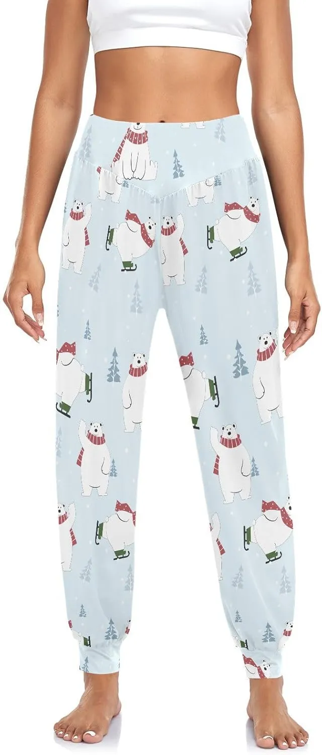 Boho Yoga Pants for Women Joggers Workout Pants Casual Dance Sweatpants Beach Sport Pants Trousers