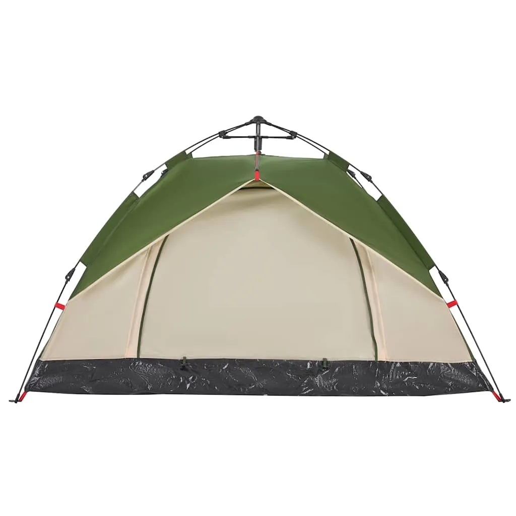 Camping Tent Dome 2-Person Green Quick Release
