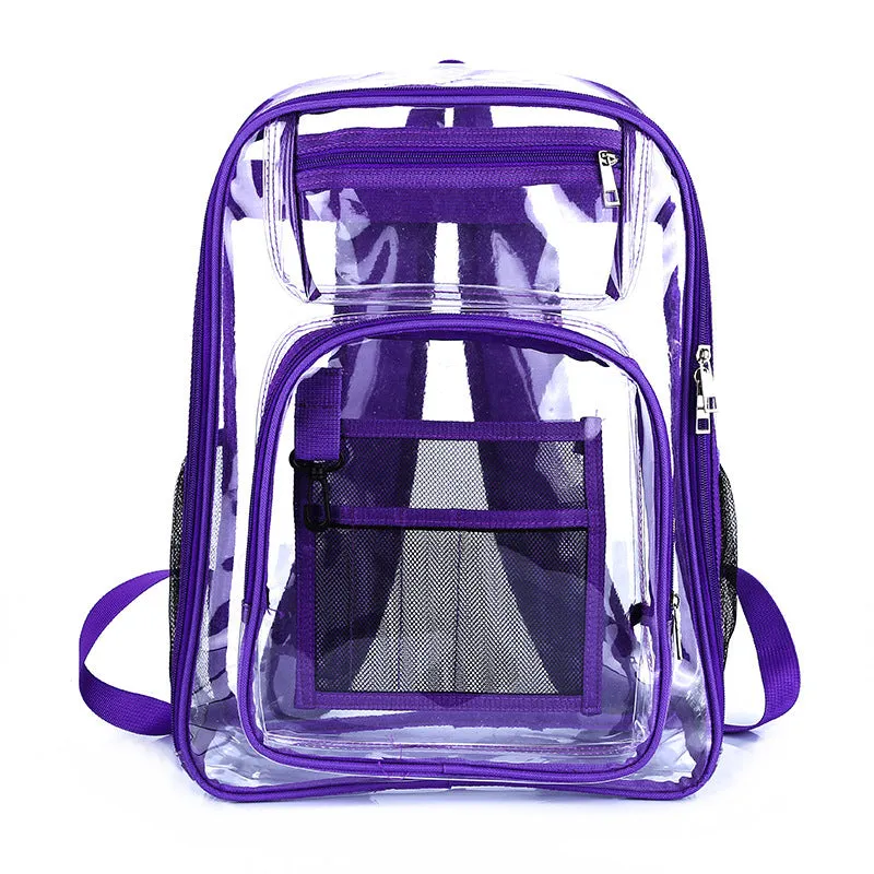 Clear Backpack PVC Backpack Large Capacity