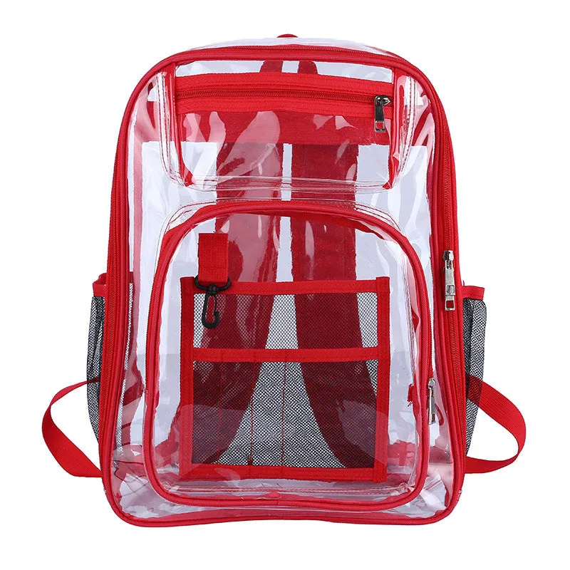 Clear Backpack PVC Backpack Large Capacity