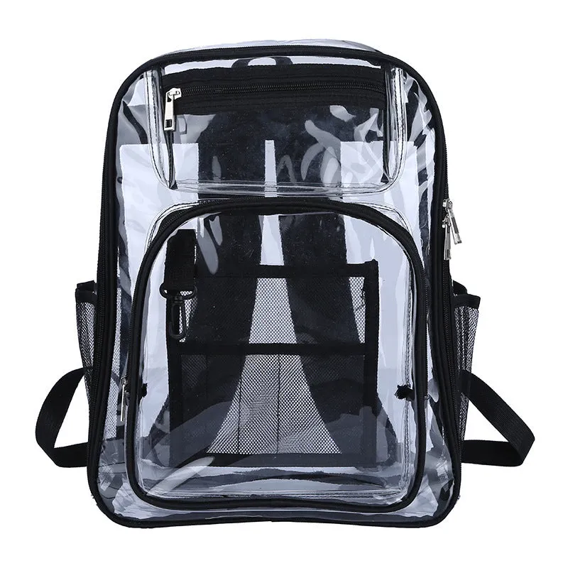 Clear Backpack PVC Backpack Large Capacity