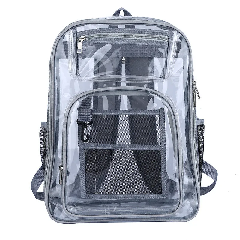 Clear Backpack PVC Backpack Large Capacity