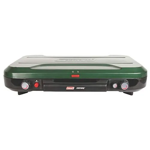 Coleman Eventemp 3 Burner Propane Stove Green, 5-drawer