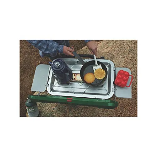 Coleman Eventemp 3 Burner Propane Stove Green, 5-drawer