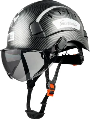 Construction Safety Helmet with Visor ABS Hard Hat Adjustable Ventilation Hardhats Industrial Work Head Protection for Men Certified ANSI/ISEA Z89.1