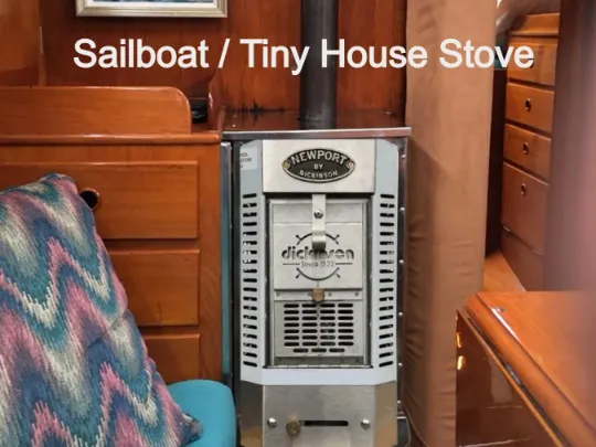 Dickinson Newport Portable Sailboat Stove Solid Fuel Heater