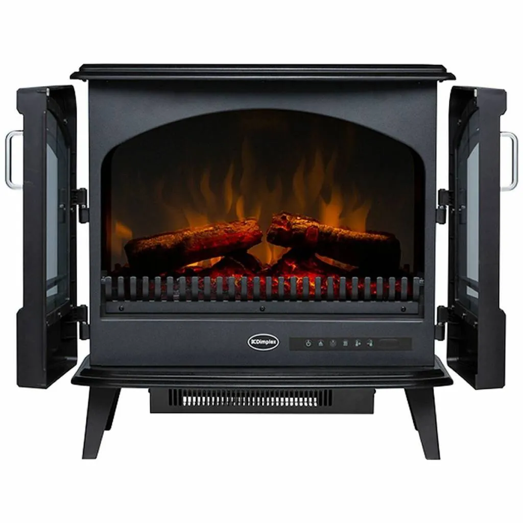 Dimplex LKD20-AU 2kW Black Leckford Electric Fire