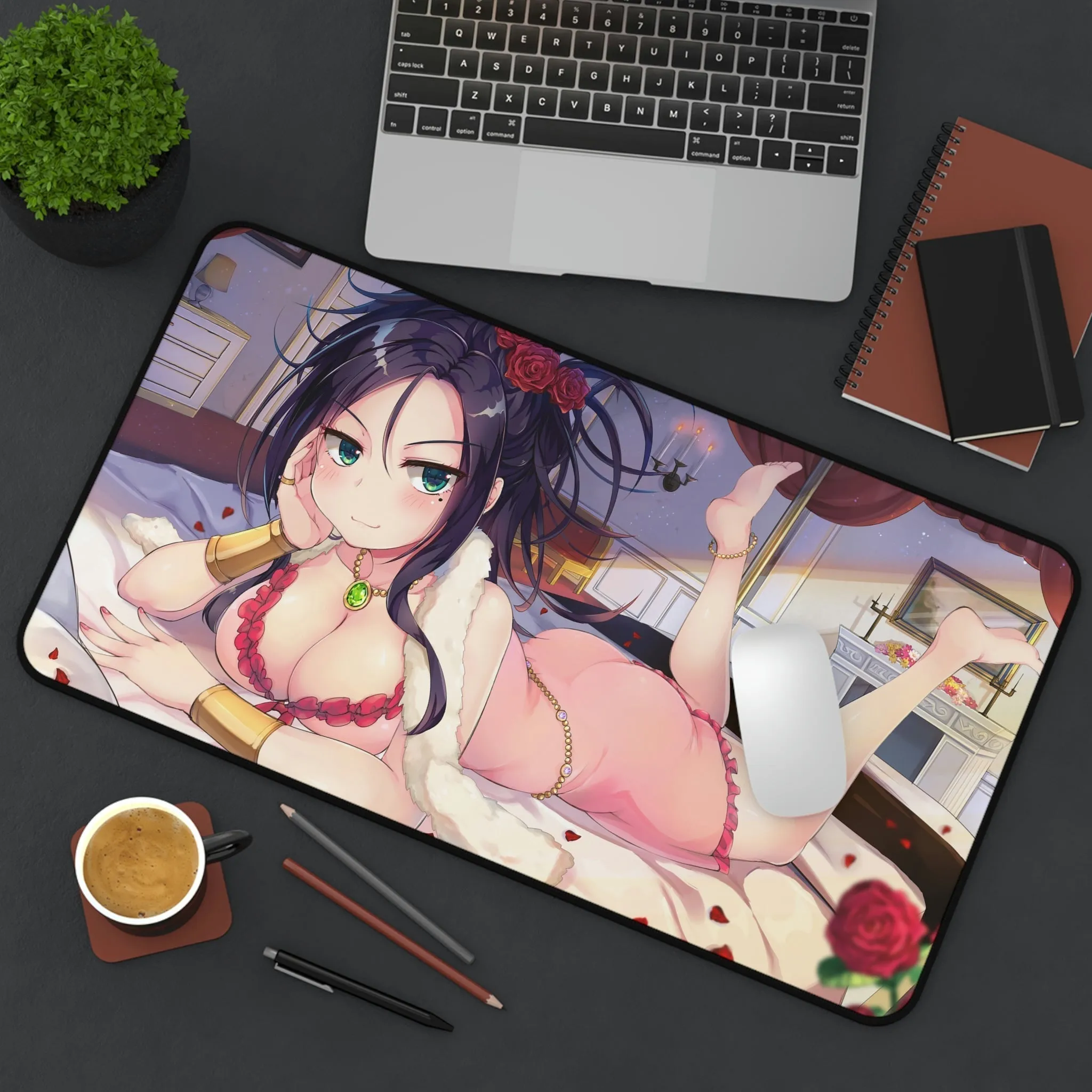 Dragon Quest Sexy Mousepad - Hot Deborah Gaming Desk Mat - Playmat