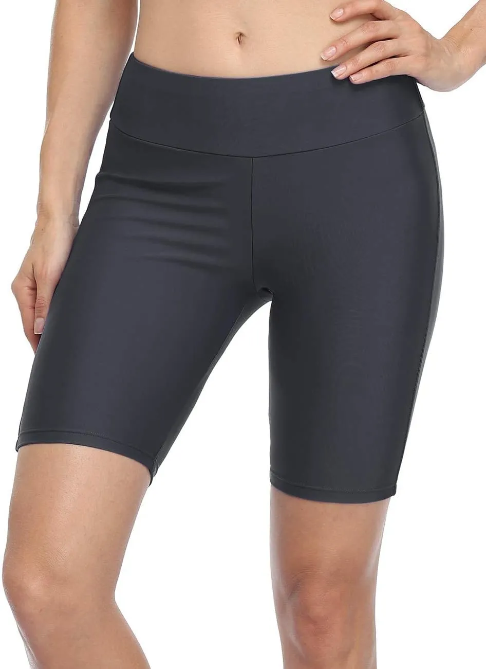 Firpearl Women's Swim Shorts UPF50  Sport Board Shorts Plus Size Tankini Swimsuit Bottom