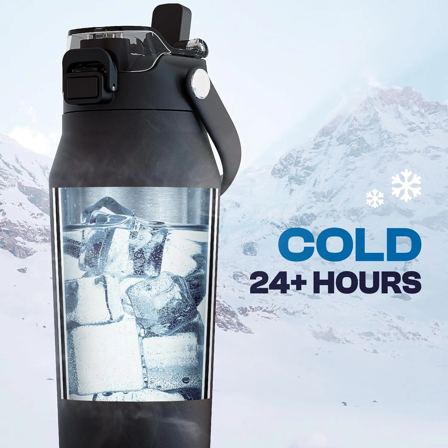 Frost Buddy 32oz Insulated Water Bottle with Straw & Chug Lid | Leak-Proof Stainless Steel | 24-Hours Cold | Sweat-Proof, Cup Holder Friendly | Ideal for Gym, Travel, Sports & Everyday Hydration