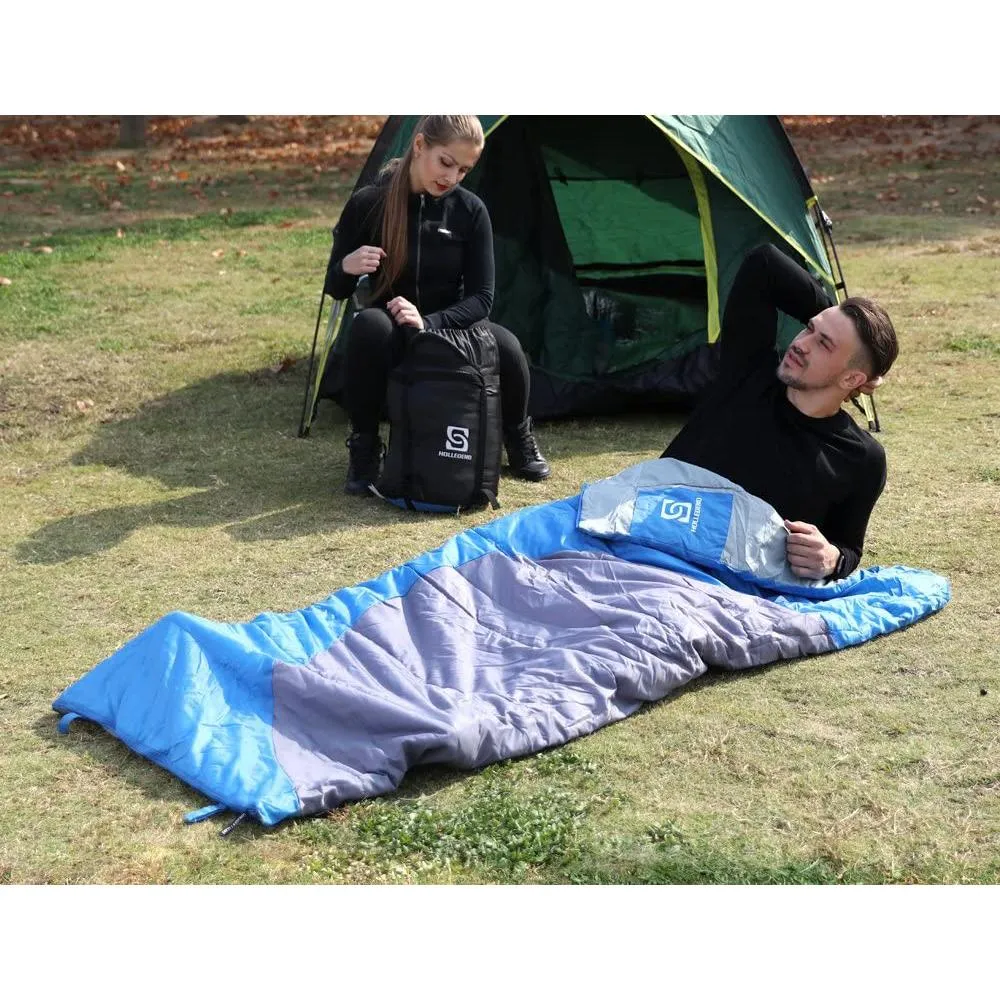HOLLEGEND Sleeping Bag - Envelope Lightweight Portable