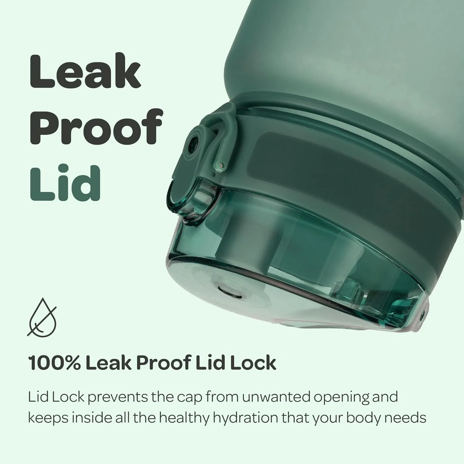 Hydracy Water Bottle with Time Marker -Large BPA Free Water Bottle & No Sweat Sleeve -Leak Proof Gym Bottle with Fruit Infuser Strainer & Times to Drink -Ideal for Fitness Sports & Outdoors