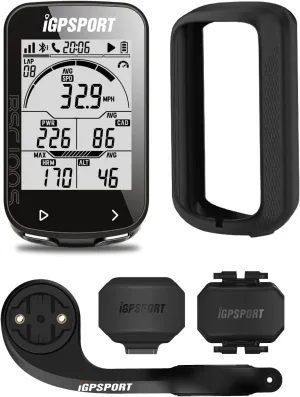 iGPSPORT BSC100S GPS Bike Computer Wireless, 2.6'' LCD Display 40H Rechargeable Waterproof Cycling Computer Bluetooth ANT 