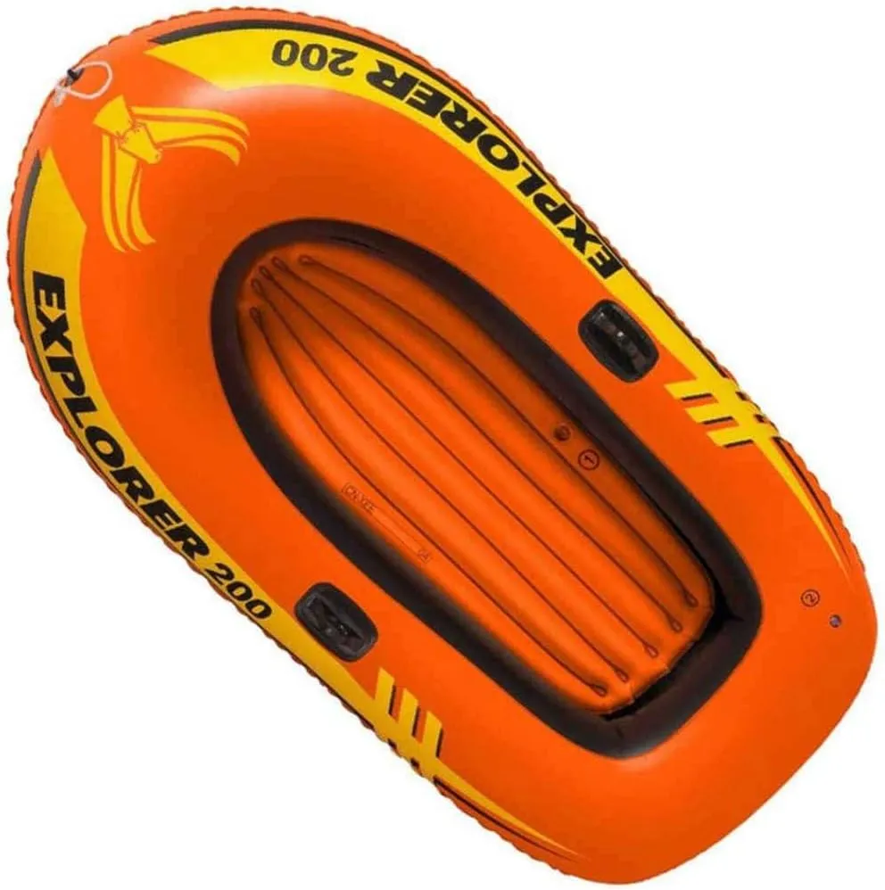 Inflatable Boat,Boat Set,Inflatable Kayak Fishing Boat Inflatable Drifting Diving Boat Set with 2 Paddles and Manual Pump,Two-Person Boat