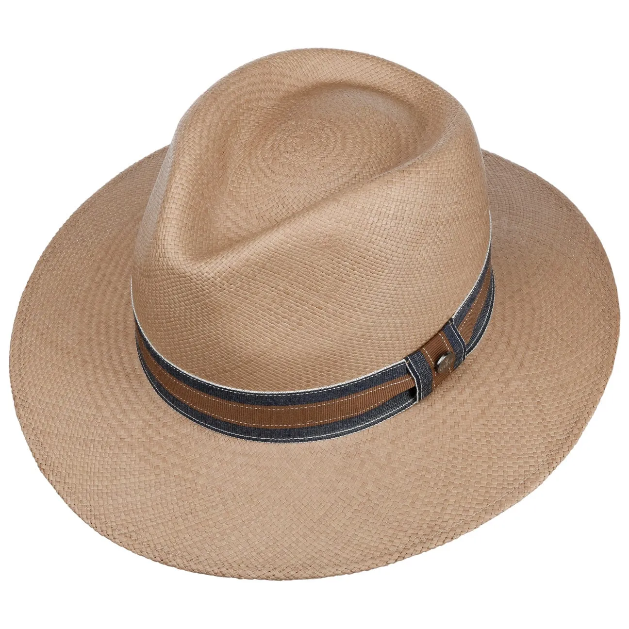 Jean Maroon Traveller Panama Hat by Lierys