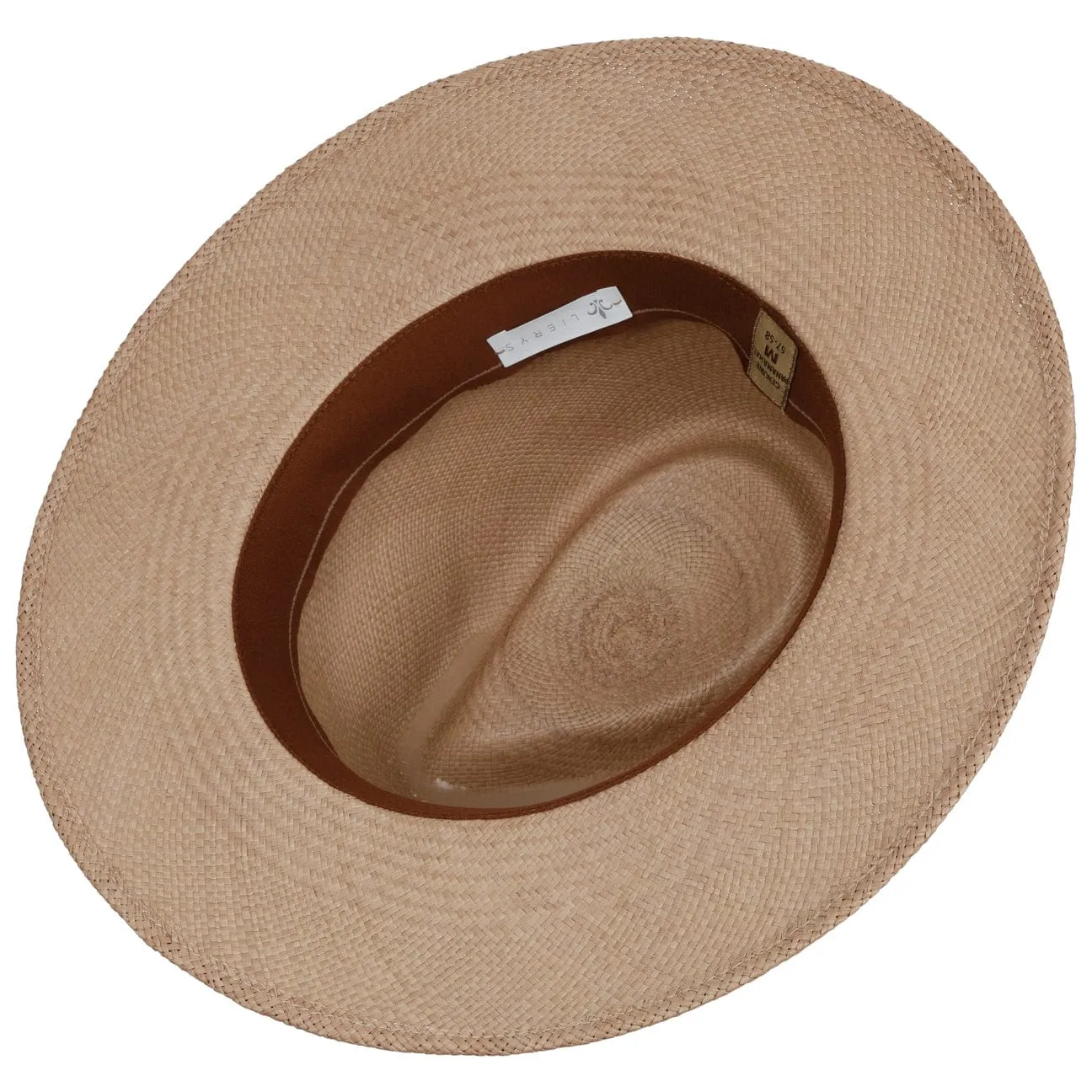 Jean Maroon Traveller Panama Hat by Lierys