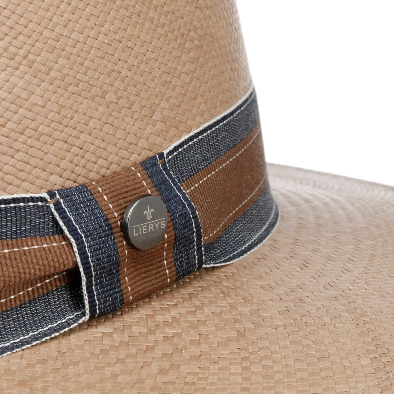Jean Maroon Traveller Panama Hat by Lierys