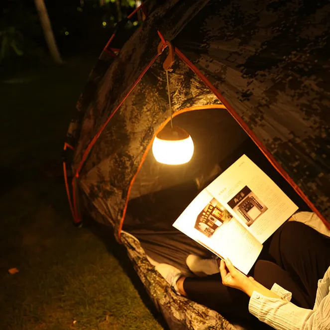 LED Camping Tent Light With RGB Light 2 Pack