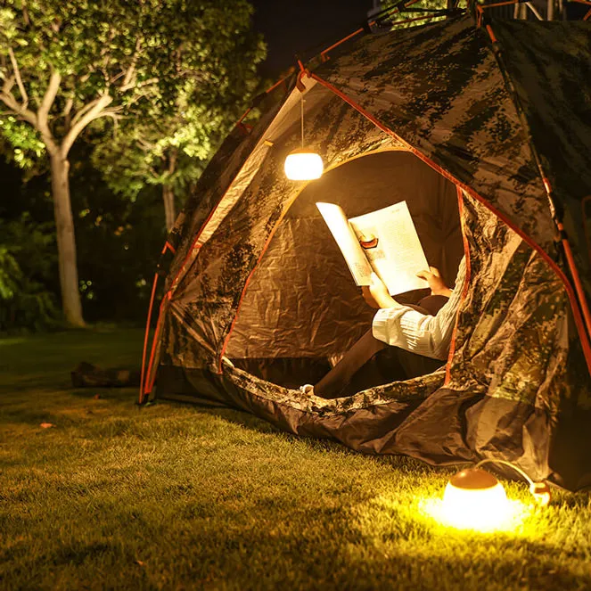 LED Camping Tent Light With RGB Light 2 Pack