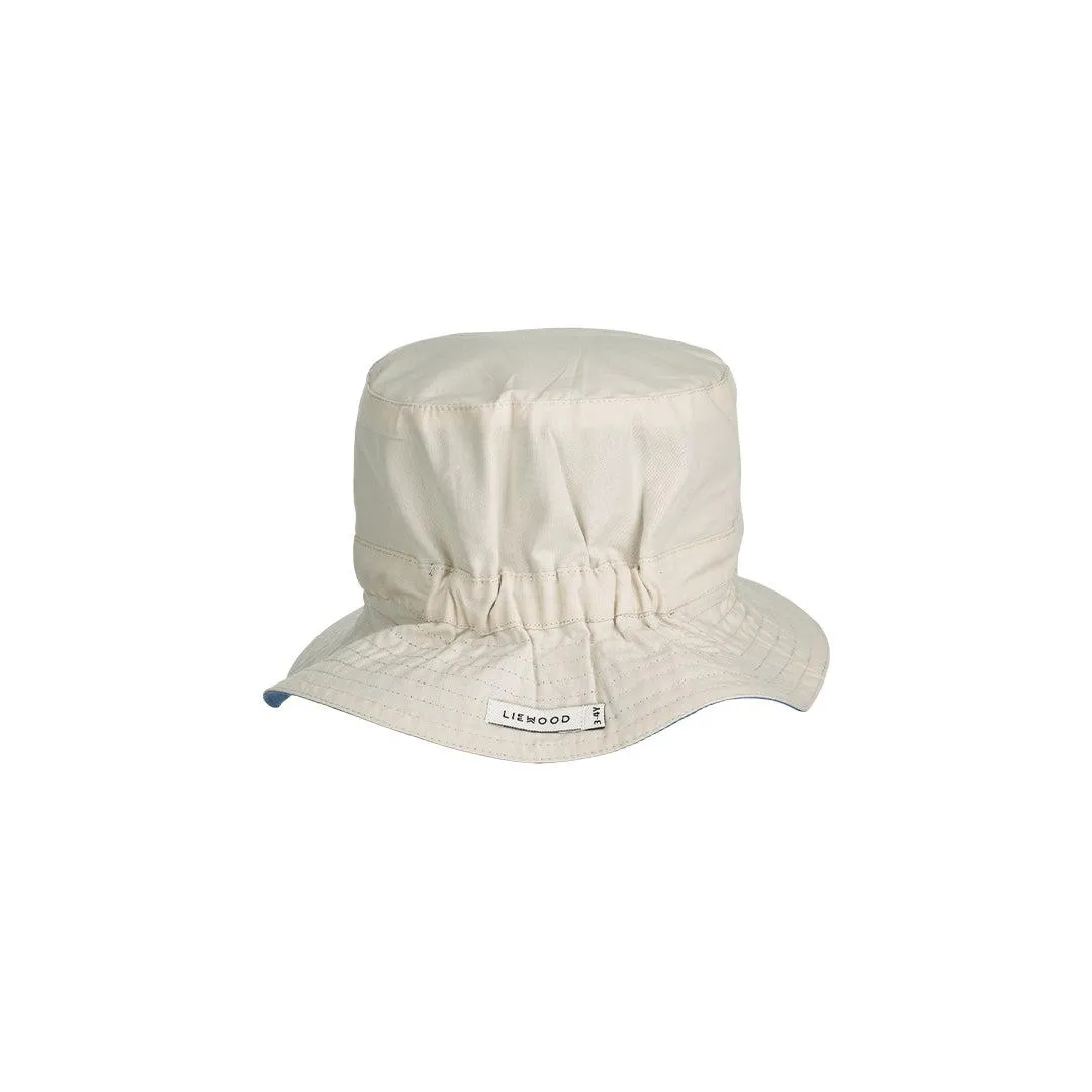 Liewood Sander Reversible Sun Hat - Riverside - Shark