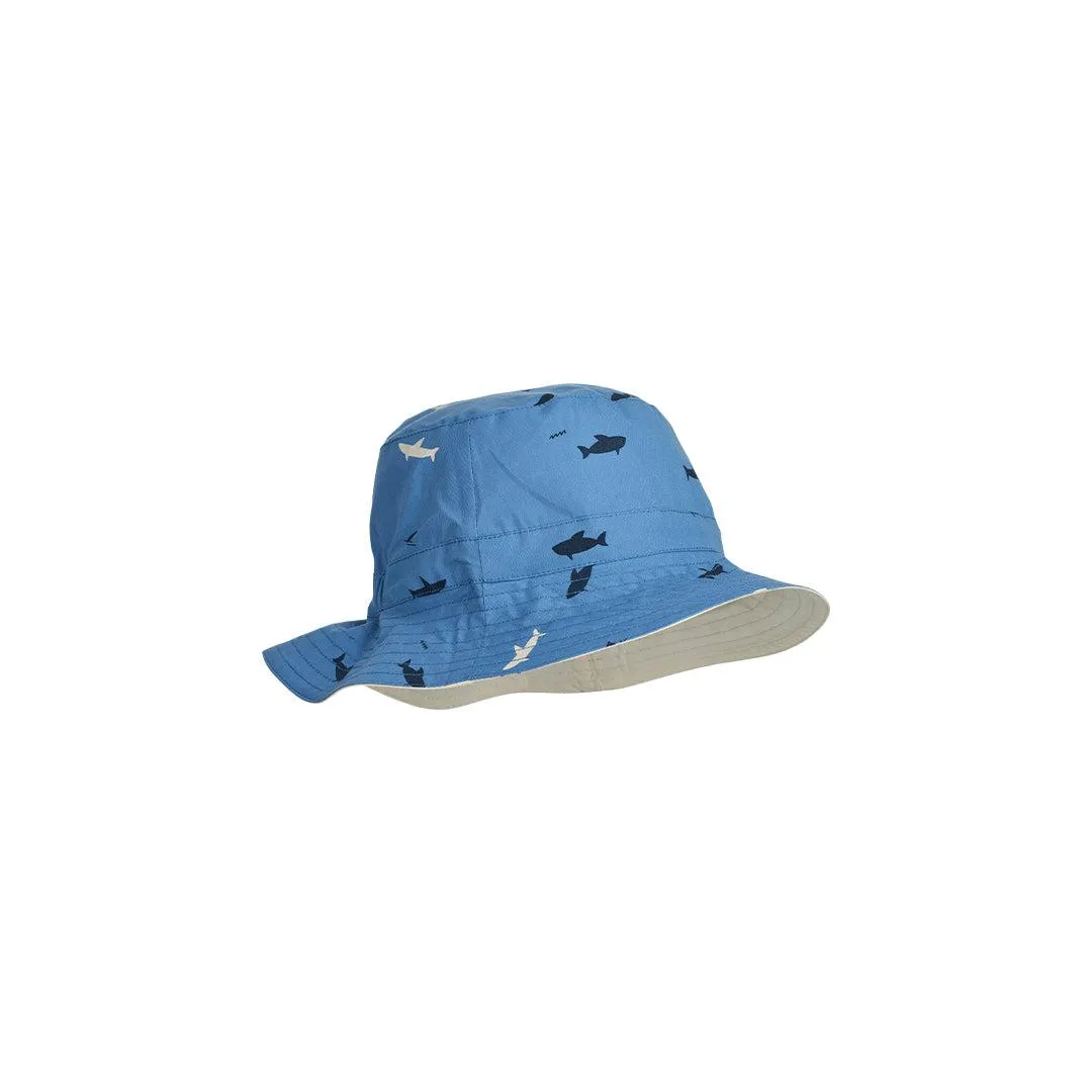 Liewood Sander Reversible Sun Hat - Riverside - Shark
