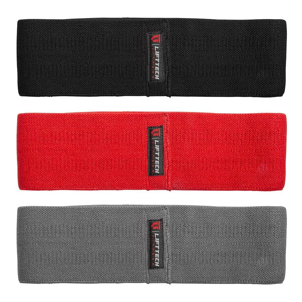 Lift Tech Fitness Comp Resistance Bands - Red - Black - Gray