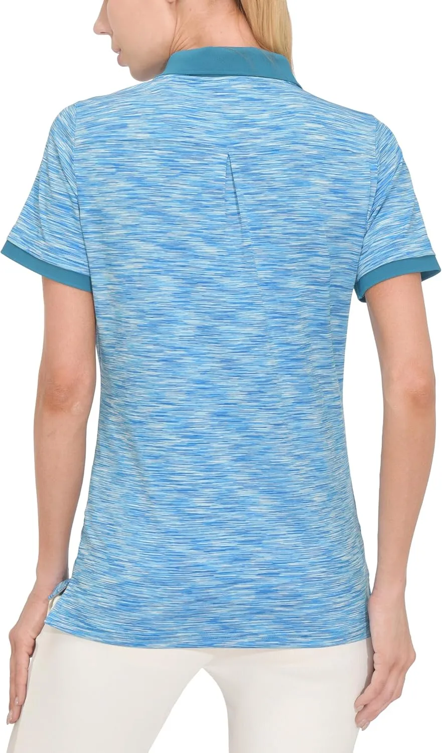 Little Donkey Andy Women's Golf Polo UPF 50  Stretch Quick Dry Lightweight Tennis Collared Shirt