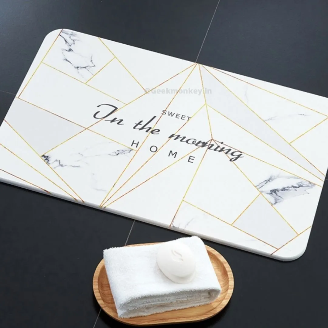 Marvelous Marble Design -  Diatom Quick Dry Mat