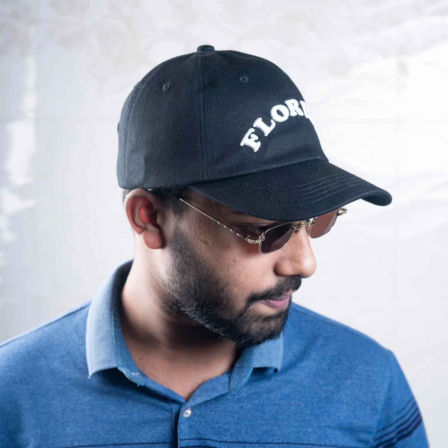 Men Women Fashion Baseball Cap, 100% Cotton Twill, Black, Unisex-Adults