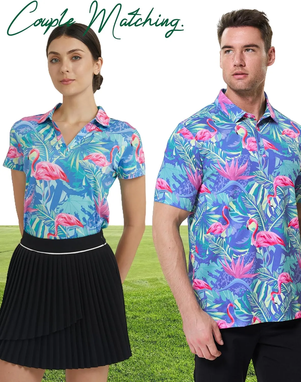 Men's Golf Polo Shirt - Standout Performance Quick-Dry Golf Polo Shirts for Men