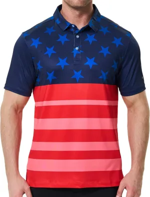 Men's Golf Polo Shirt - Standout Performance Quick-Dry Golf Polo Shirts for Men