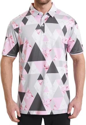 Men's Golf Polo Shirt - Standout Performance Quick-Dry Golf Polo Shirts for Men