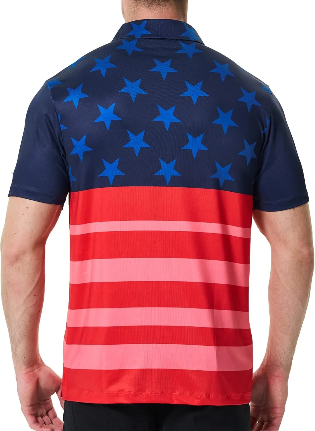 Men's Golf Polo Shirt - Standout Performance Quick-Dry Golf Polo Shirts for Men