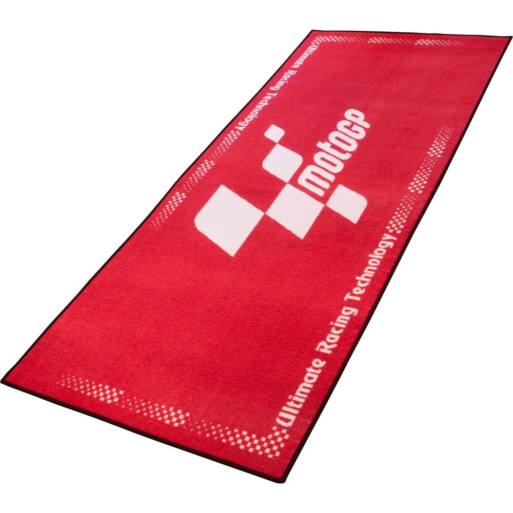 MotoGP Red With White Logo Pro Garage Pit Mat
