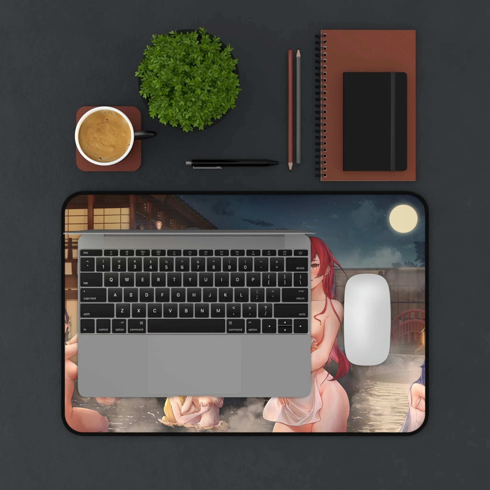 Mushoku Tensei Sexy Mousepad - Hot Onsen Ecchi Desk Mat - Anime Playmat