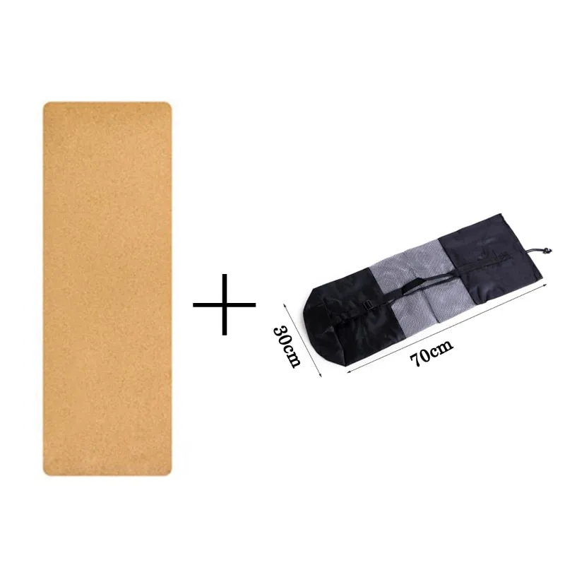 Natural Cork TPE Yoga Fitness Mat