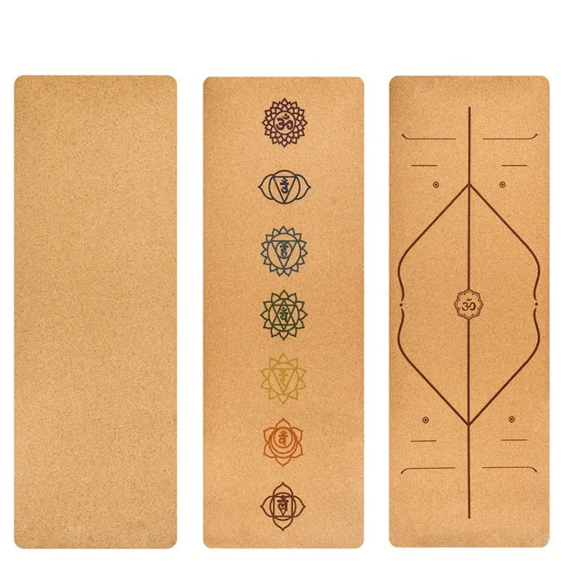 Natural Cork TPE Yoga Fitness Mat