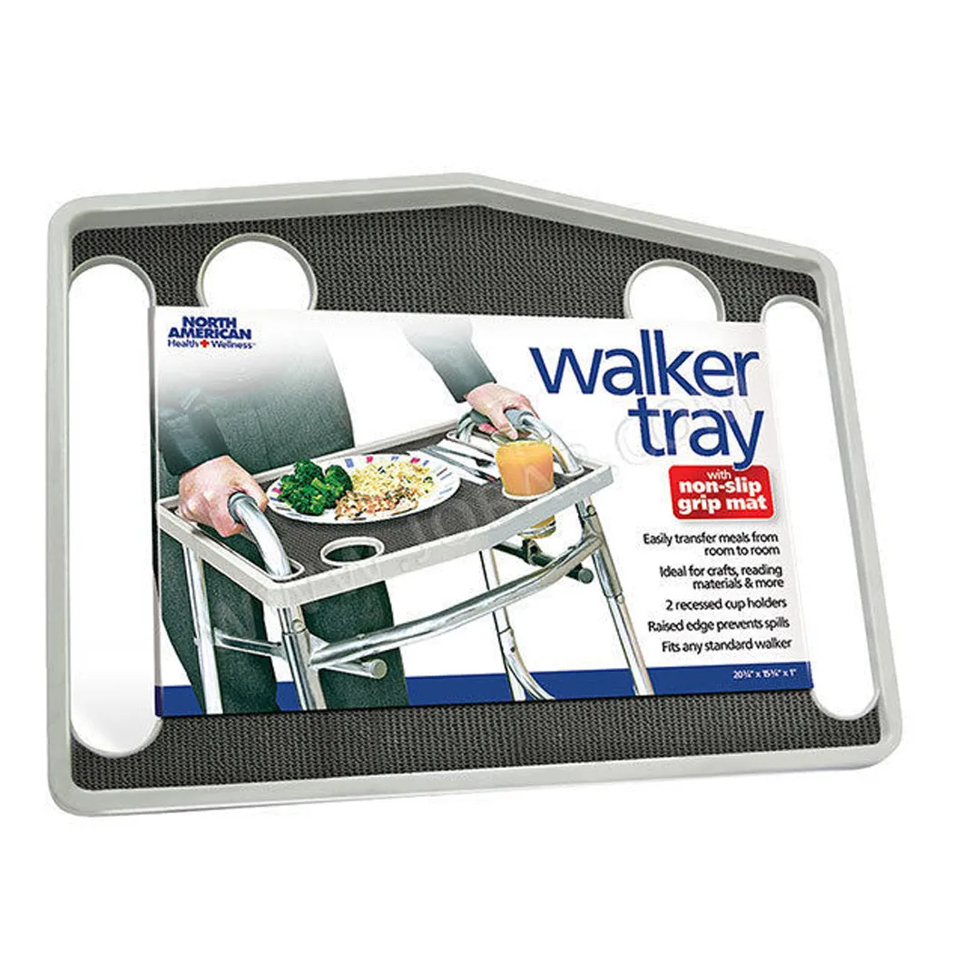 North American Health and Wellness Non-Slip Walker Tray - 20.75" x 15.75"